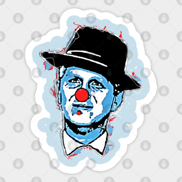 Rapaport Clown Bar Stool Rapaport Sticker by LittleBoxOfLyrics